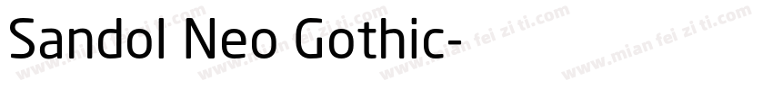 Sandol Neo Gothic字体转换